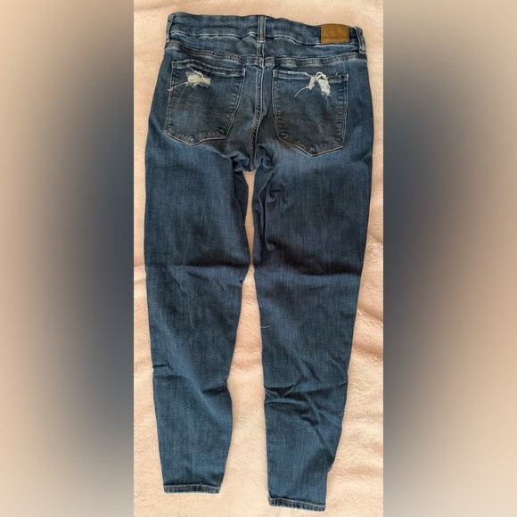 American Eagle Outfitters Ripped Curvy Jegging 6 Regular - Picture 3 of 4